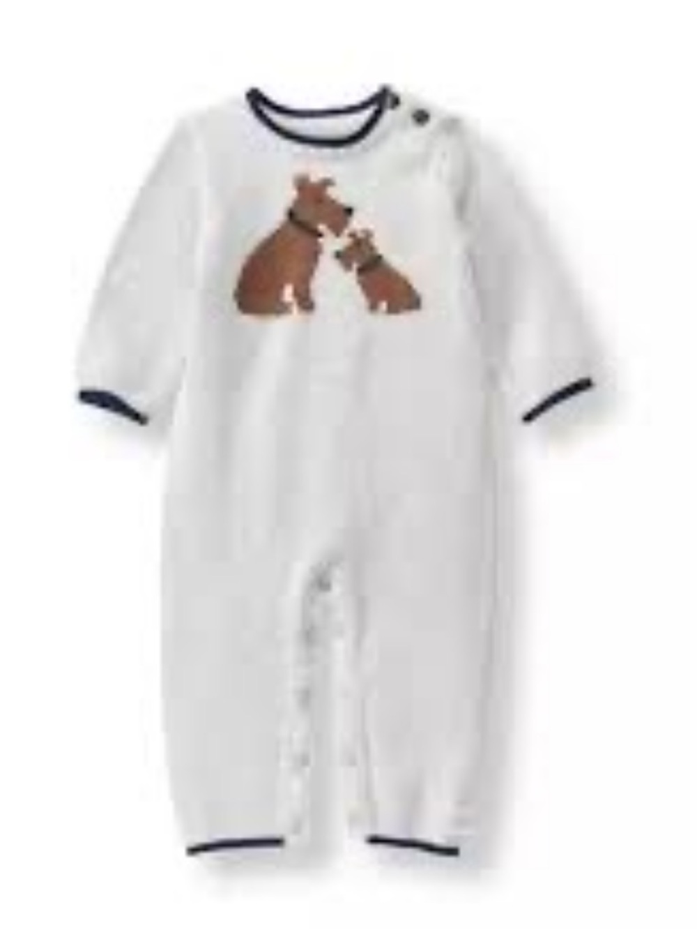 Janie & Jack Puppy Grey Sweater One-Piece